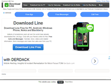 Tablet Screenshot of downloadlinefree.com